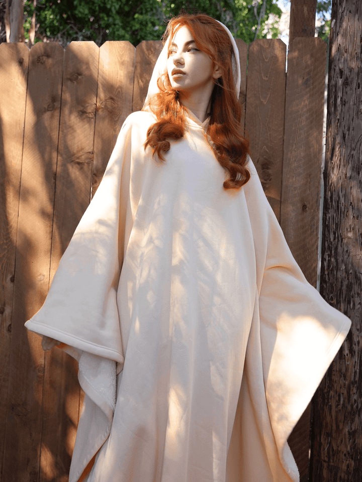 Eira | Unisex Oversized Weighted Cloak Hoodie with Soft Lining