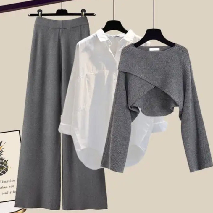 Olive | Women's Slim Fit Three-Piece Lounge Set
