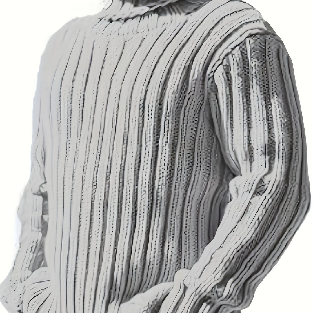 Dexter | Men's Ribbed High Neck Knit Jumper