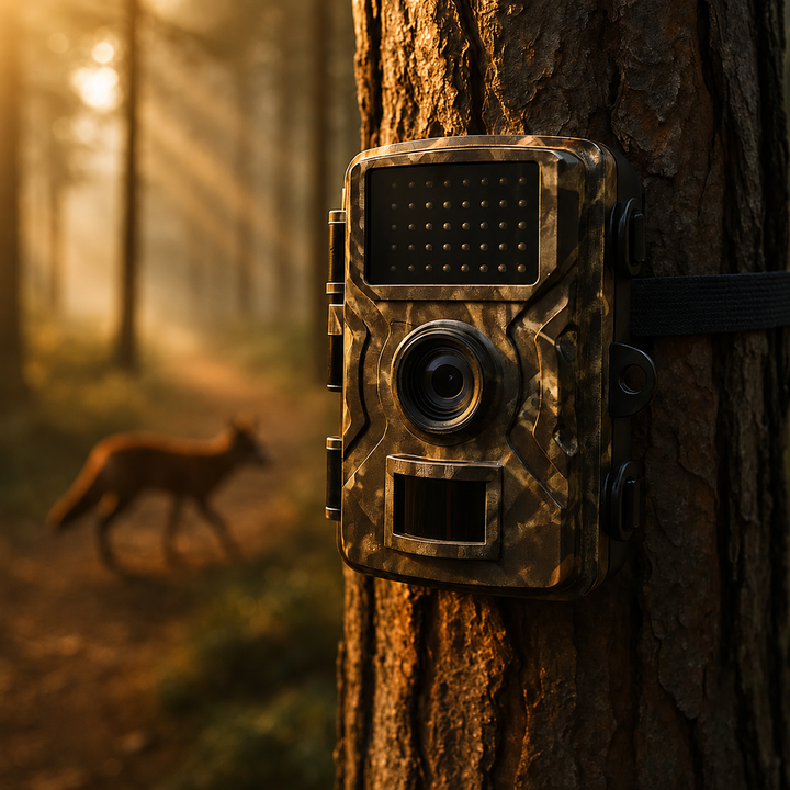 Outdoor Wildlife Trail Camera with Night Vision – 16MP 1080P Motion Activated Camera with IP66 Weatherproof Protection