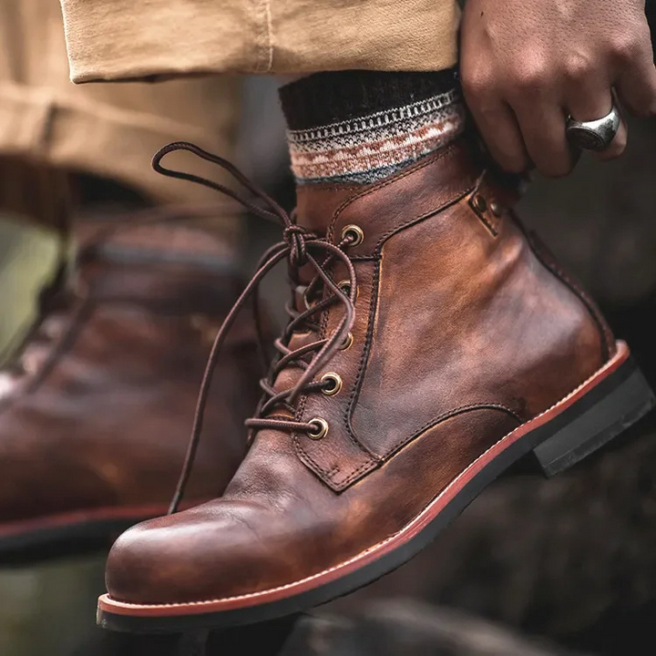 Niall | Men's Casual Lace-Up Ankle Boots