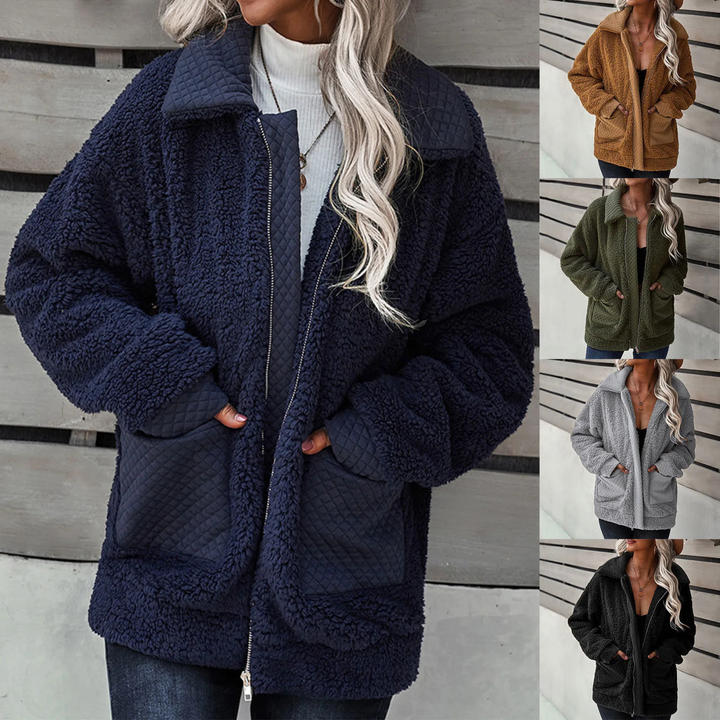 Blanche | Women's Oversized Teddy Fleece Jacket