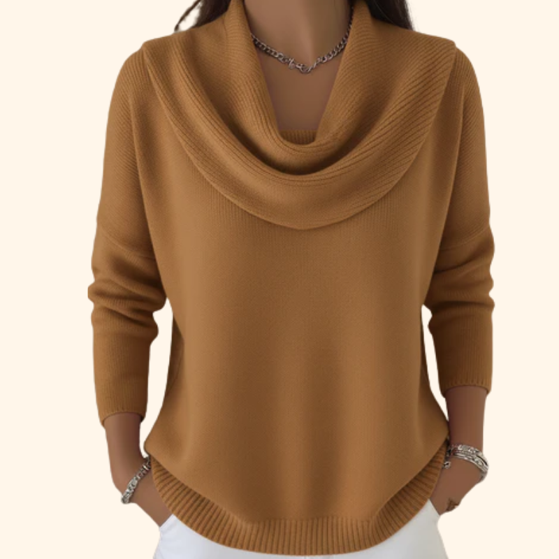 Adele | Women's Relaxed Fit Cowl Neck Jumper