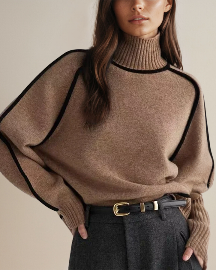 Lydia | Women's Relaxed Fit Roll Neck Jumper