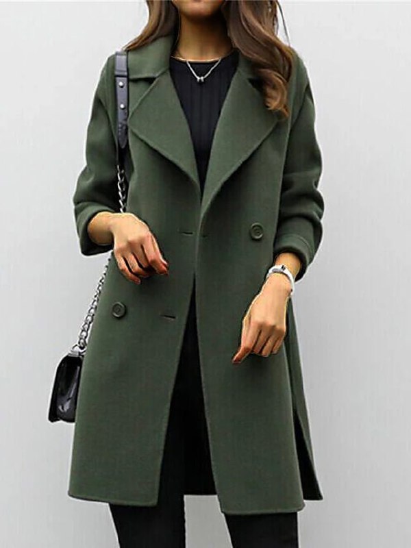 Selina | Women's Double-Breasted Tailored Trench Coat