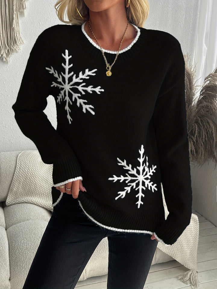 Trudy | Women's Snowflake Knit Jumper