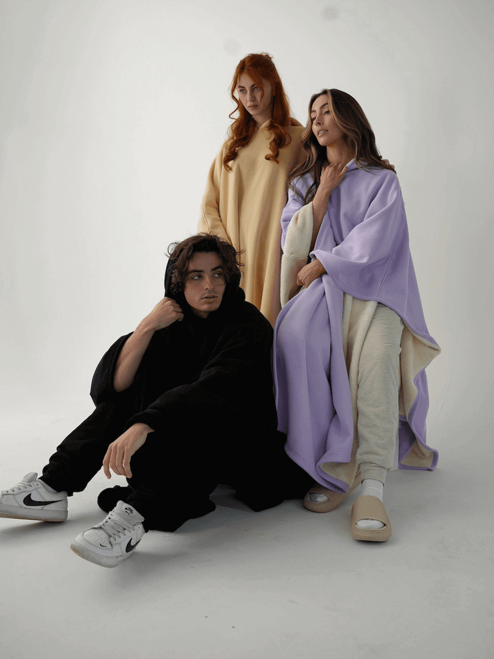 Eira | Unisex Oversized Weighted Cloak Hoodie with Soft Lining
