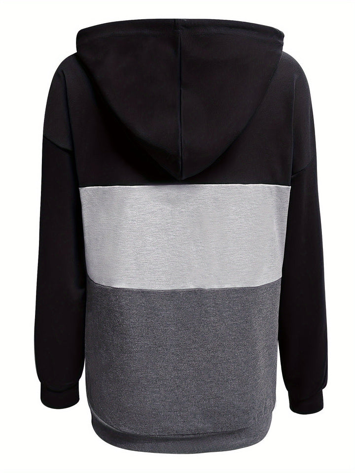 Bianca | Women's Relaxed Fit Colour Block Hoodie
