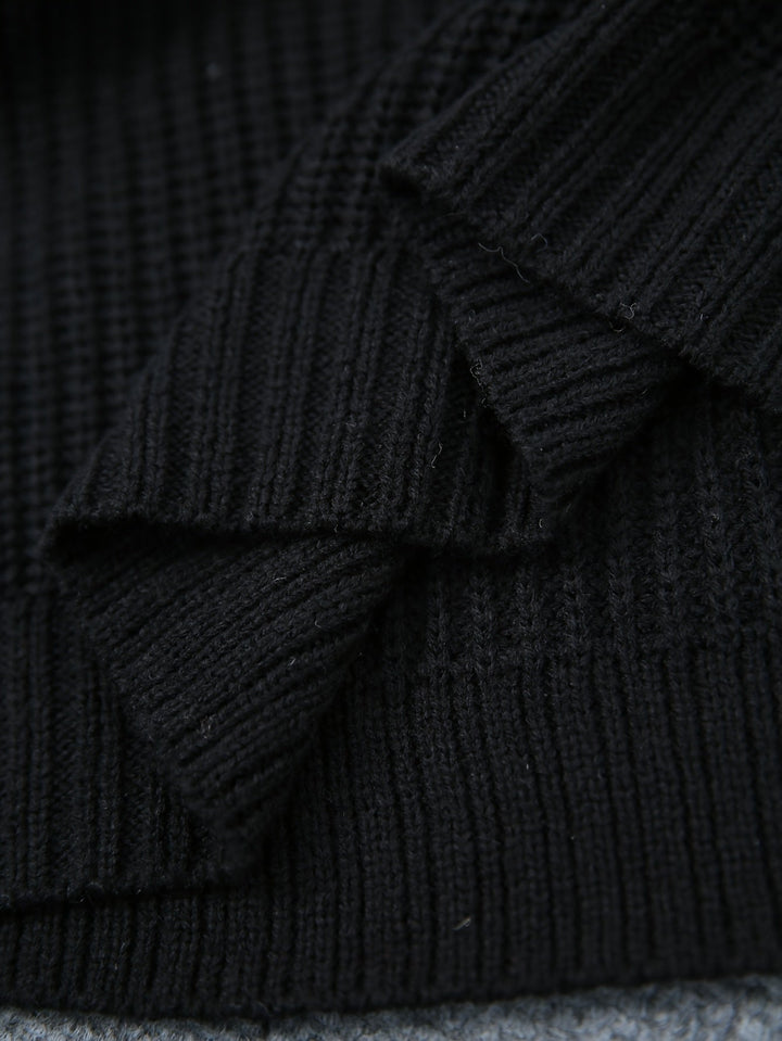 Ada | Women's Relaxed Fit Mock Neck Jumper Dress
