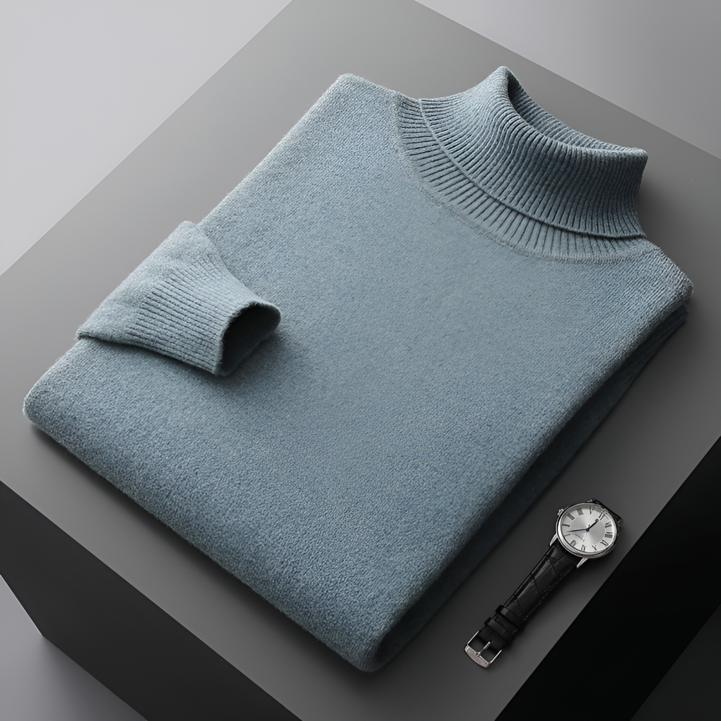 Sidney | Men's Ribbed Roll Neck Jumper