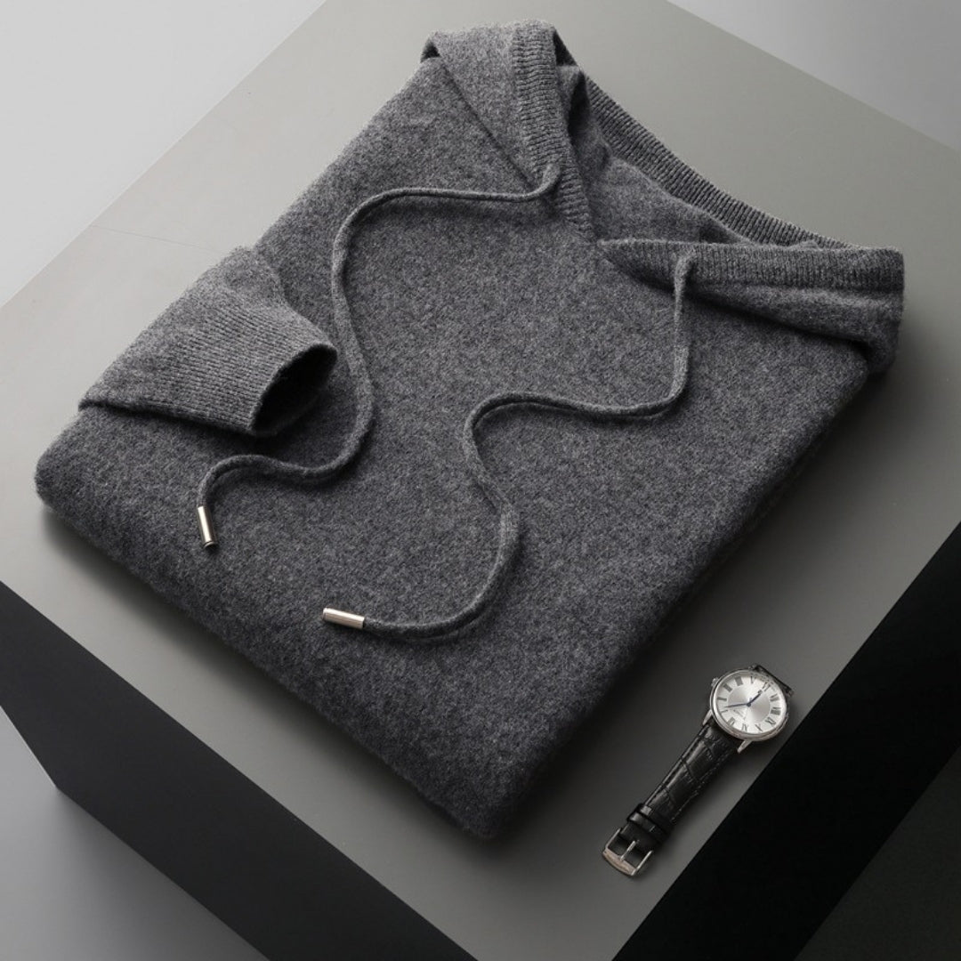 Heath | Men's Relaxed Fit Knit Hoodie