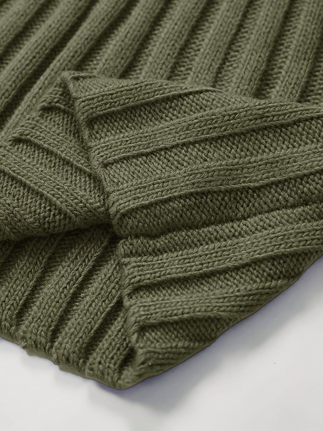 Dexter | Men's Ribbed High Neck Knit Jumper