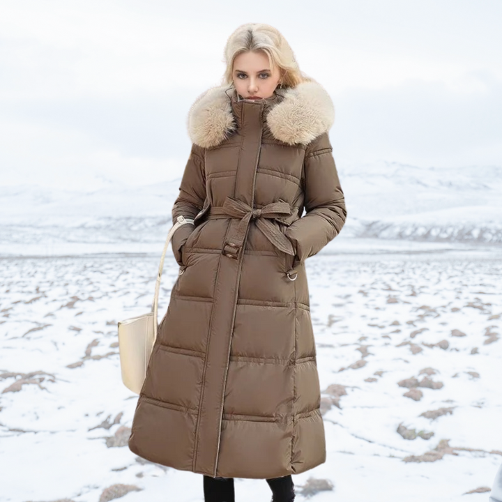 Vivienne | Women's Faux Fur Collar Winter Jacket