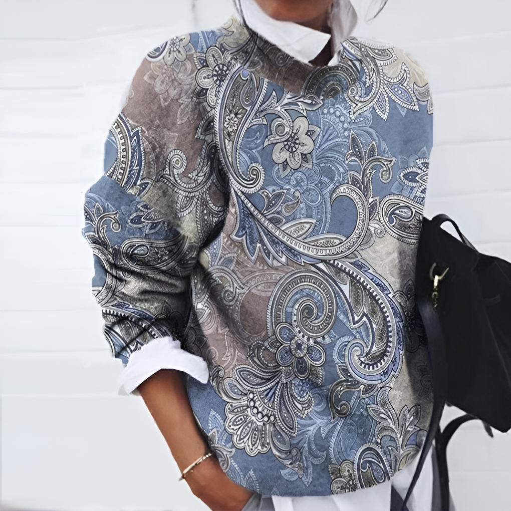 Euphemia | Women's Daisy Graphic Knit Jumper