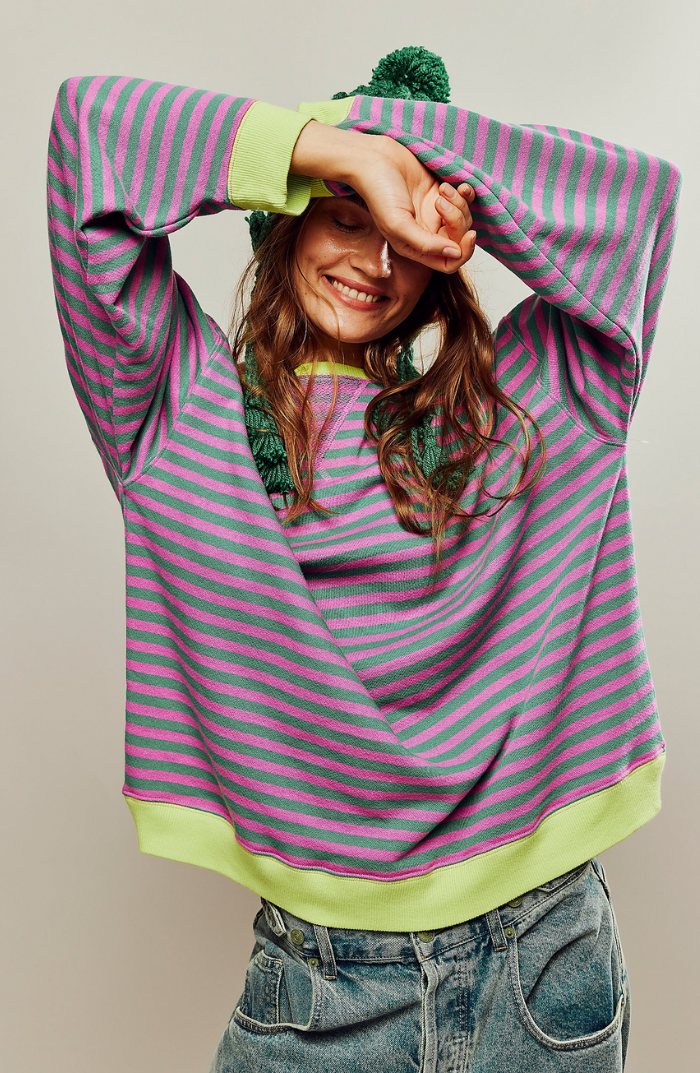 Cora | Women's Relaxed Fit Striped Jumper