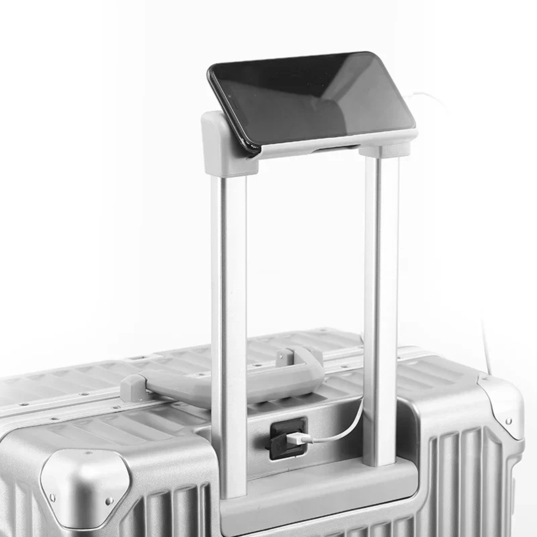 Hard Shell Suitcase with Aluminium Frame – Lightweight Spinner Luggage with TSA Combination Lock
