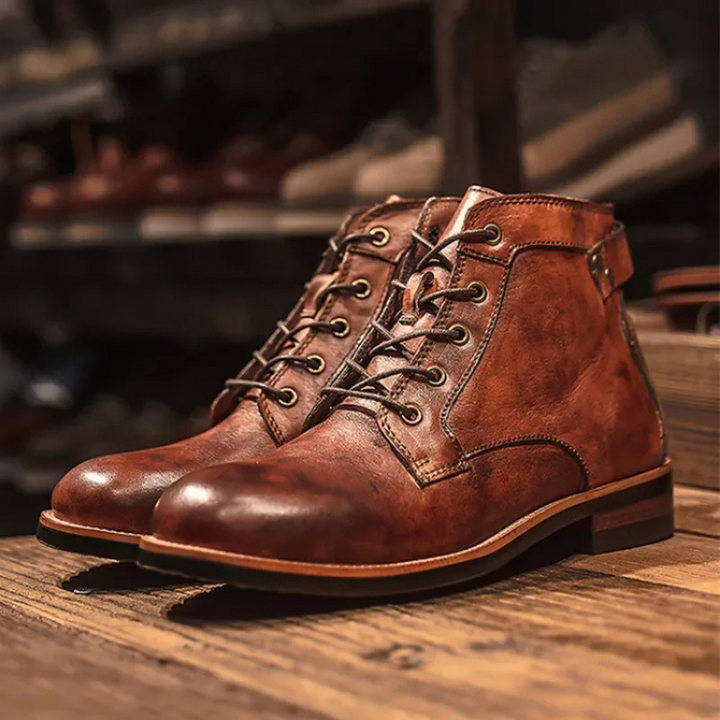 Niall | Men's Casual Lace-Up Ankle Boots