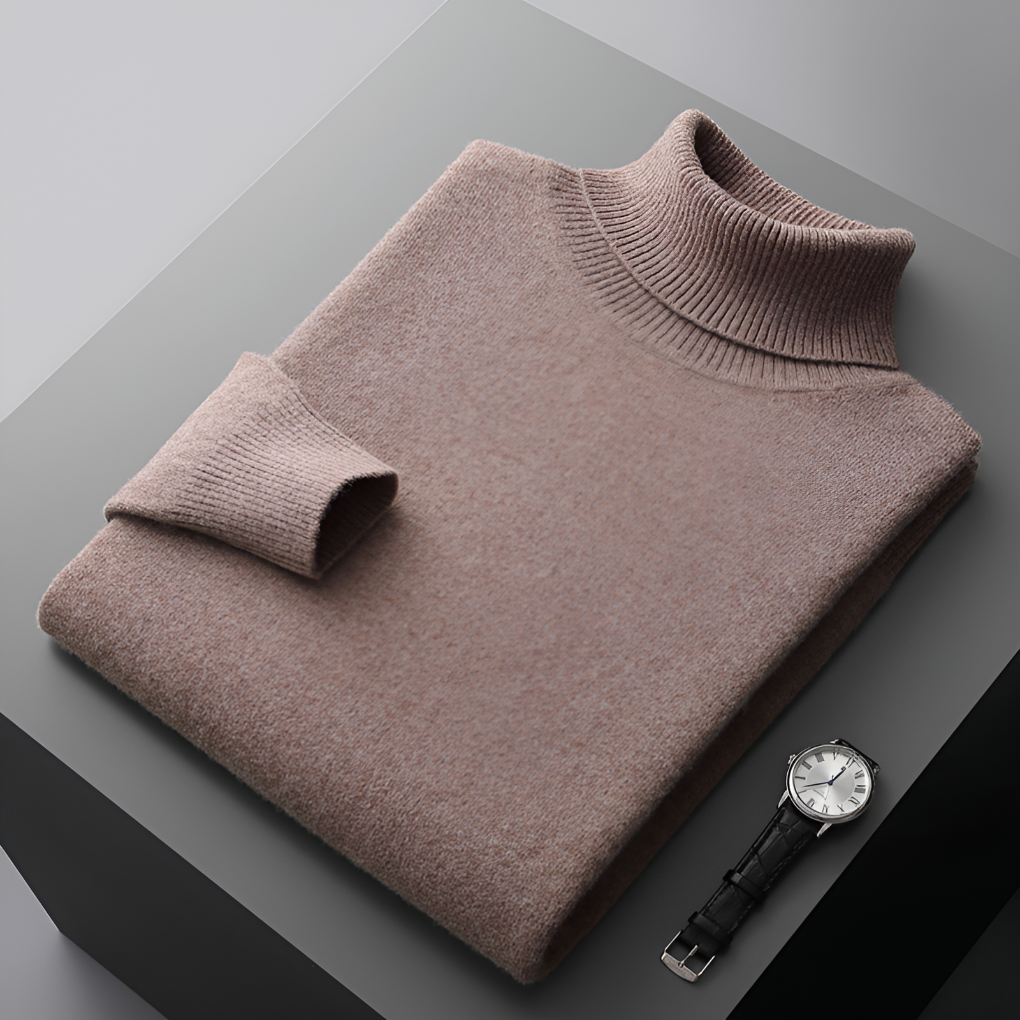 Sidney | Men's Ribbed Roll Neck Jumper