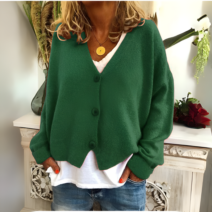 Kitty | Women's Relaxed Fit V-Neck Cardigan