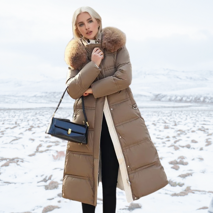 Vivienne | Women's Faux Fur Collar Winter Jacket