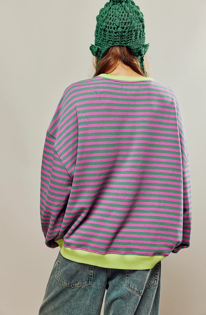 Cora | Women's Relaxed Fit Striped Jumper