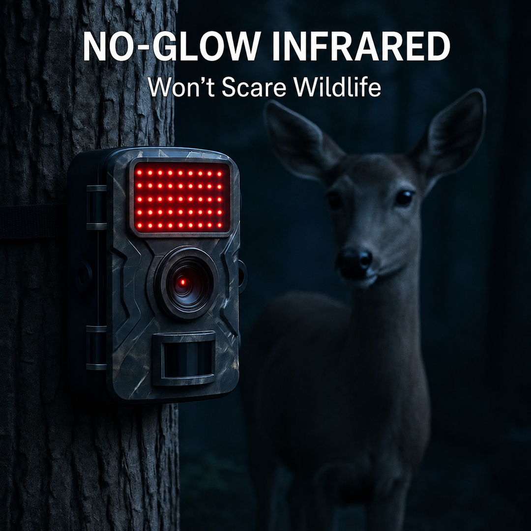 Outdoor Wildlife Trail Camera with Night Vision – 16MP 1080P Motion Activated Camera with IP66 Weatherproof Protection