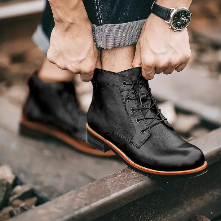 Niall | Men's Casual Lace-Up Ankle Boots