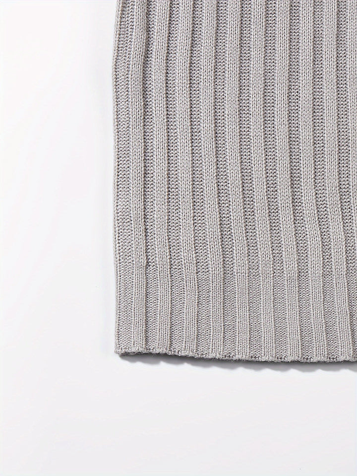 Dexter | Men's Ribbed High Neck Knit Jumper