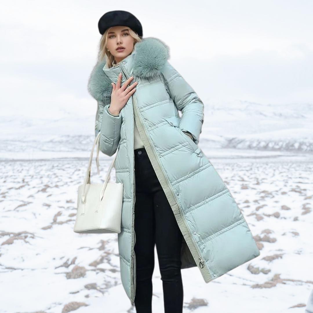 Vivienne | Women's Faux Fur Collar Winter Jacket