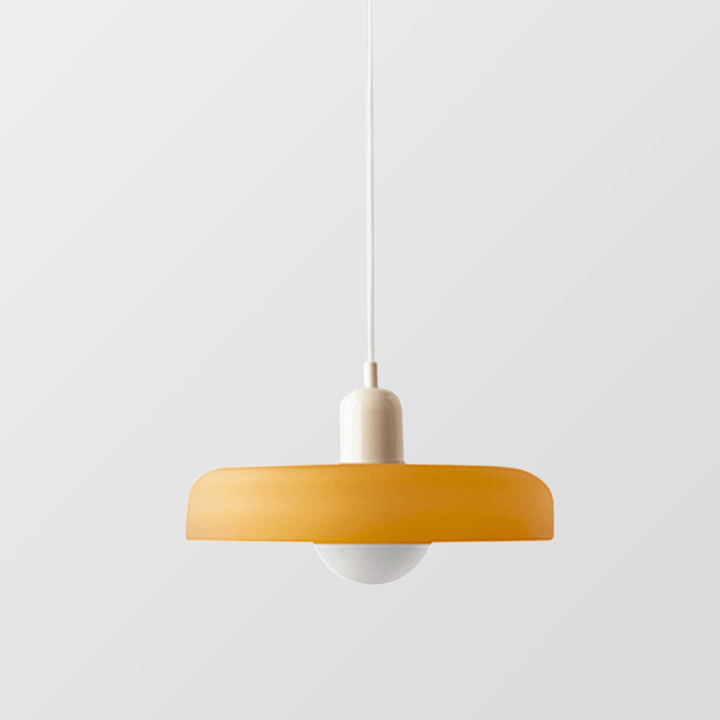 Scandinavian Glass Globe Pendant Light – Modern Minimalist Hanging Ceiling Lamp for Living Room and Dining Room