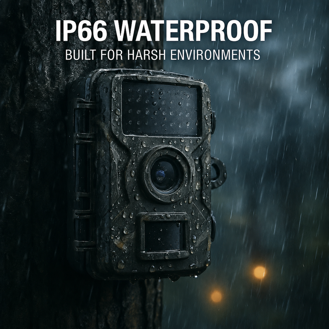 Outdoor Wildlife Trail Camera with Night Vision – 16MP 1080P Motion Activated Camera with IP66 Weatherproof Protection