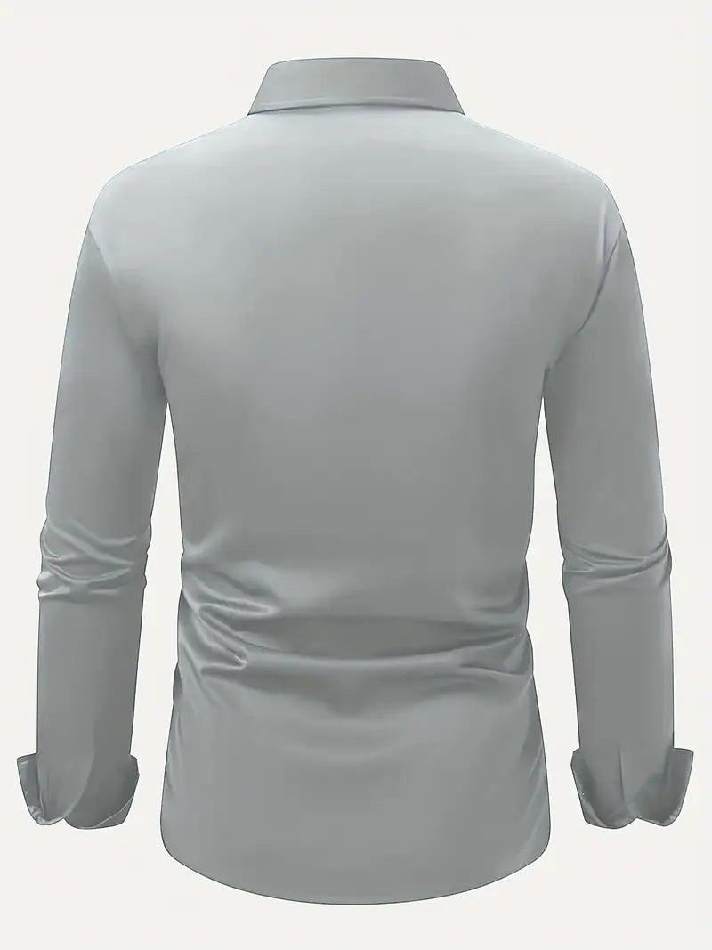 Adrian | Men's Slim Fit Long Sleeve Shirt