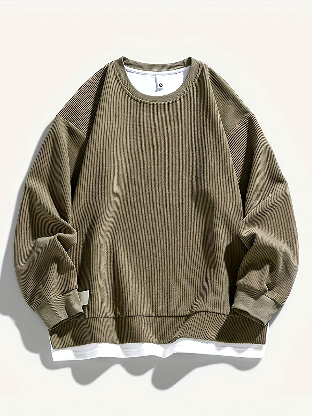 Declan | Men's Layered Crew Neck Sweatshirt