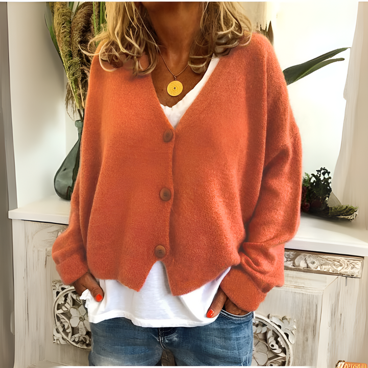Kitty | Women's Relaxed Fit V-Neck Cardigan