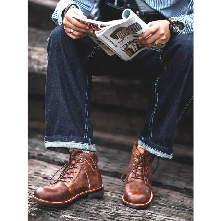 Niall | Men's Casual Lace-Up Ankle Boots