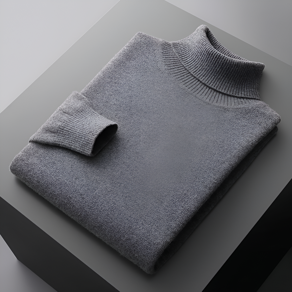 Sidney | Men's Ribbed Roll Neck Jumper