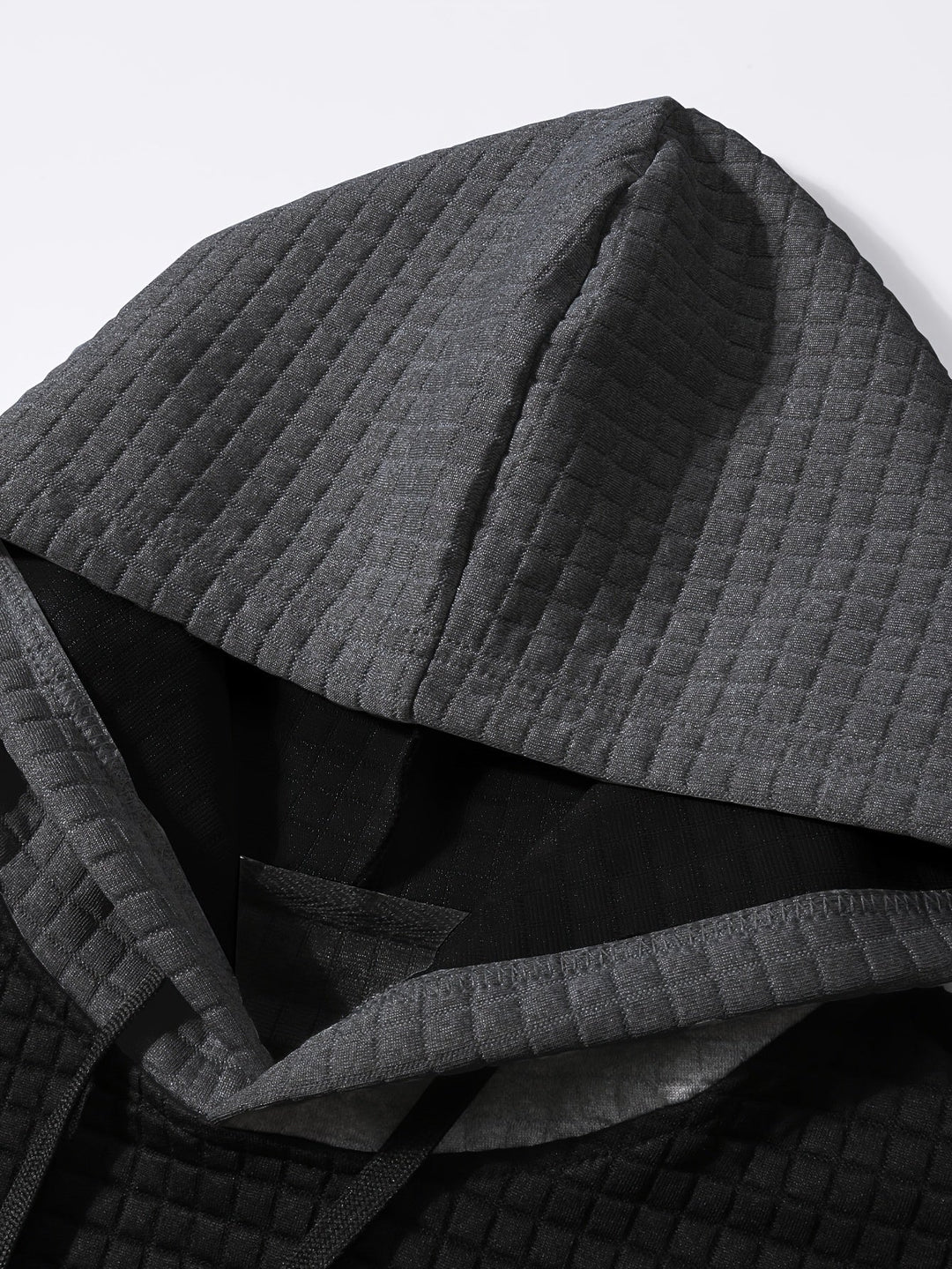 Orson | Men's Textured Colour Block Hoodie