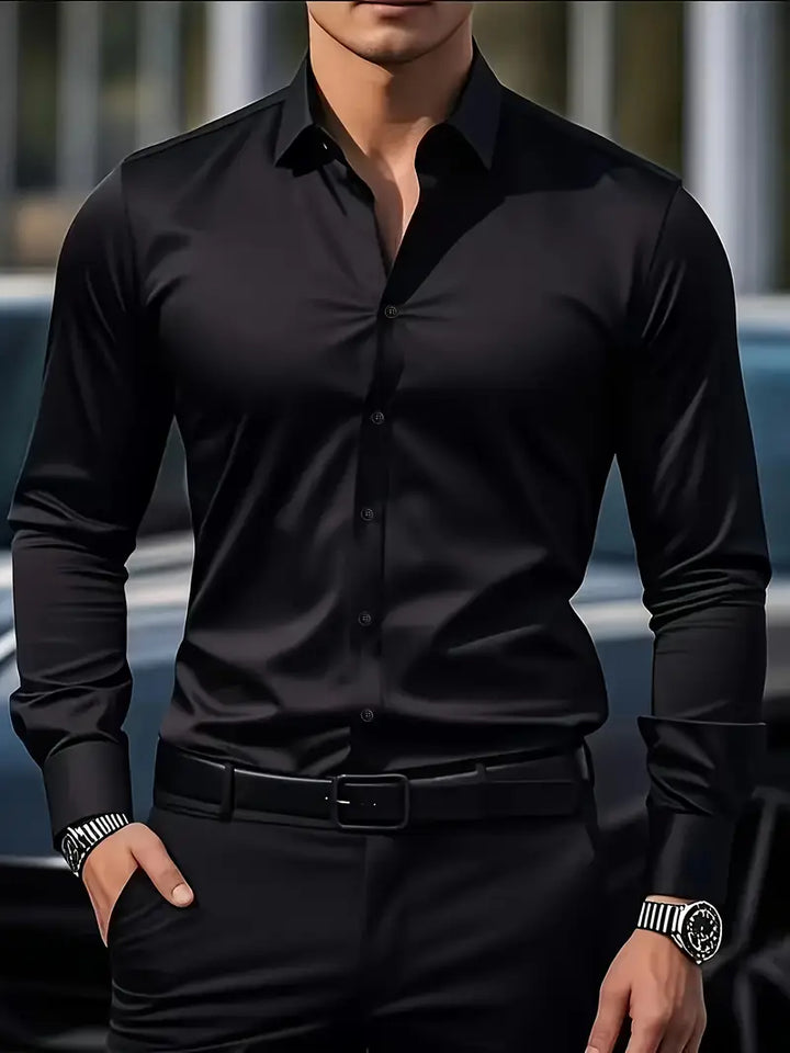 Adrian | Men's Slim Fit Long Sleeve Shirt