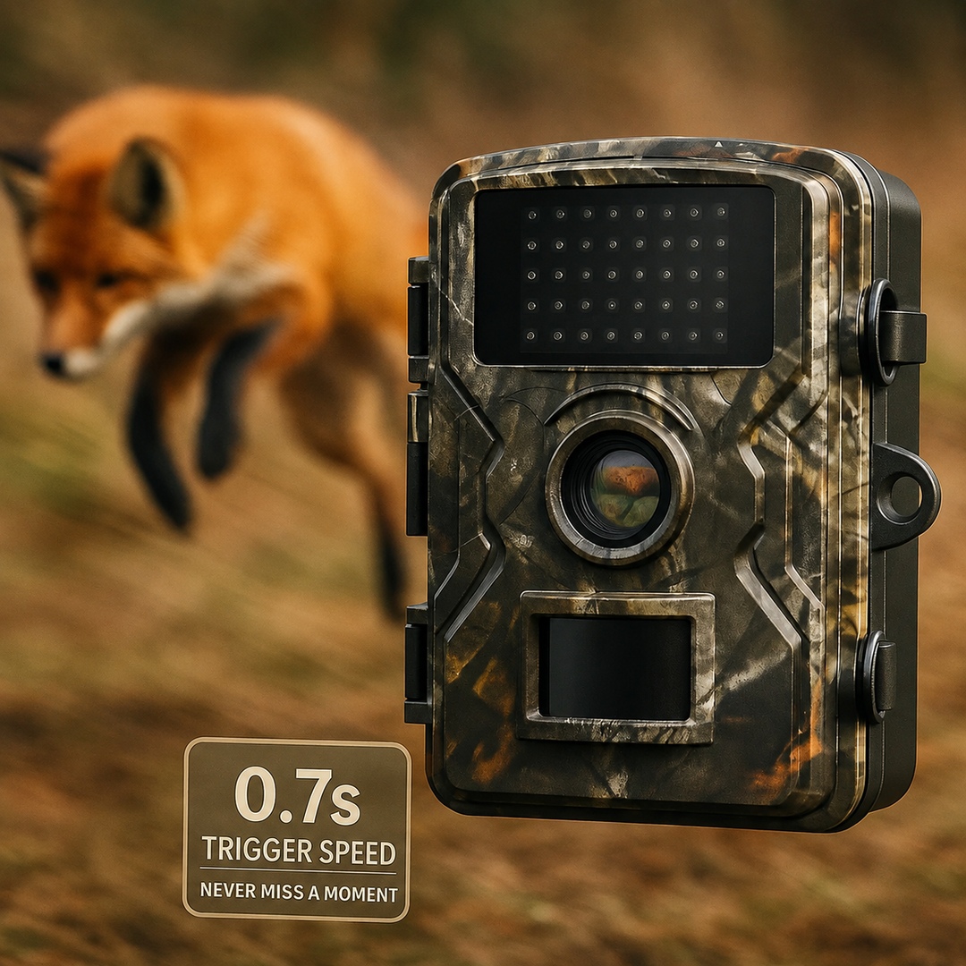 Outdoor Wildlife Trail Camera with Night Vision – 16MP 1080P Motion Activated Camera with IP66 Weatherproof Protection