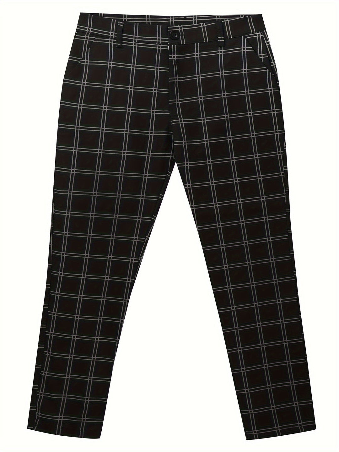 Cormac | Men's Slim Fit Checked Trousers