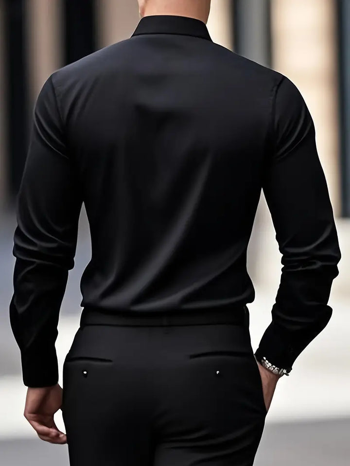 Adrian | Men's Slim Fit Long Sleeve Shirt