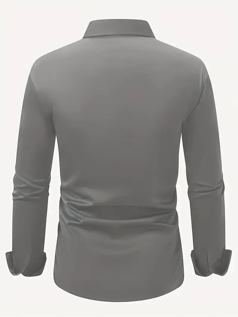 Adrian | Men's Slim Fit Long Sleeve Shirt