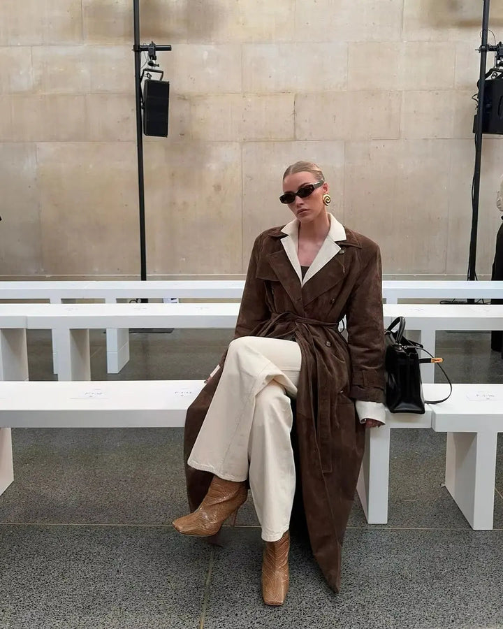 Arabella | Women's Long Belted Trench Coat