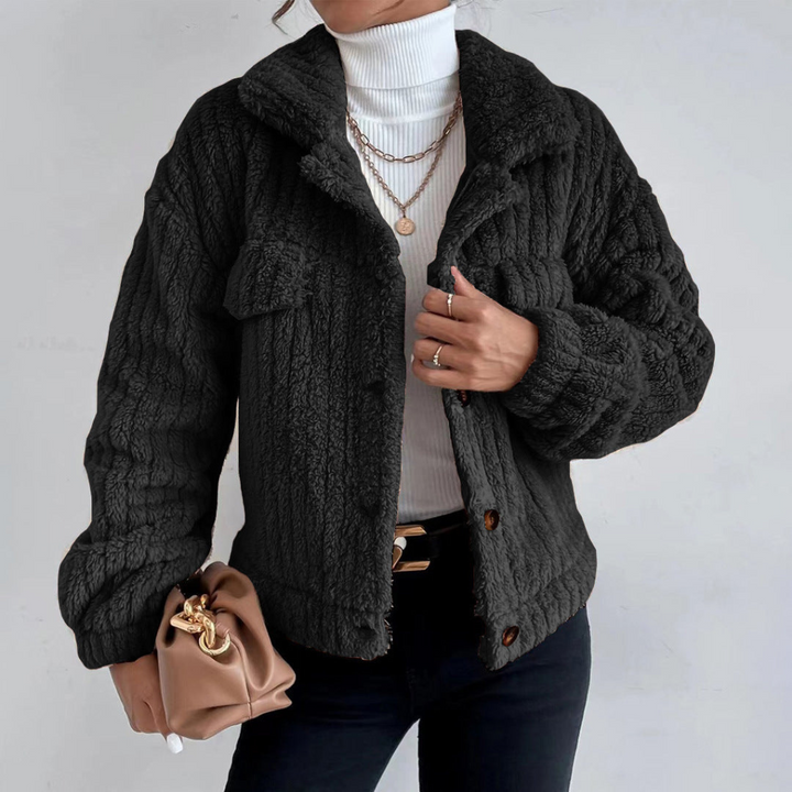Pippa | Women's Textured Button-Up Jacket