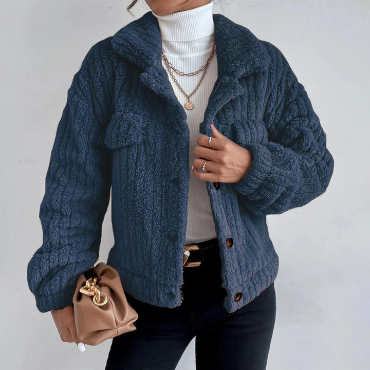 Pippa | Women's Textured Button-Up Jacket