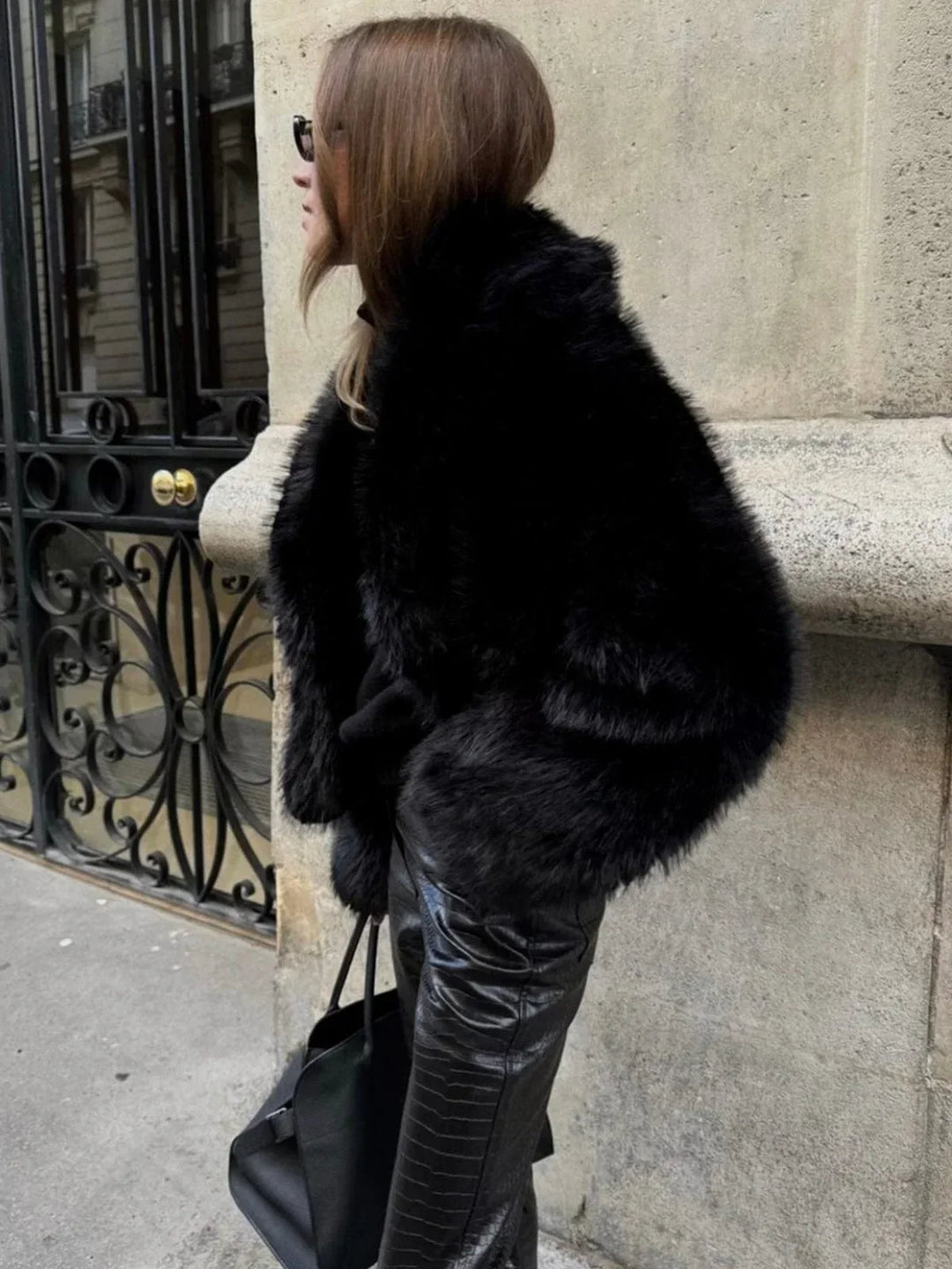 Lillian | Women's Oversized Faux Fur Jacket