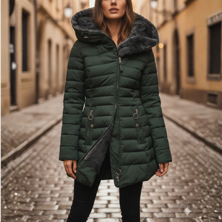 Muriel | Women's Quilted Hooded Winter Coat