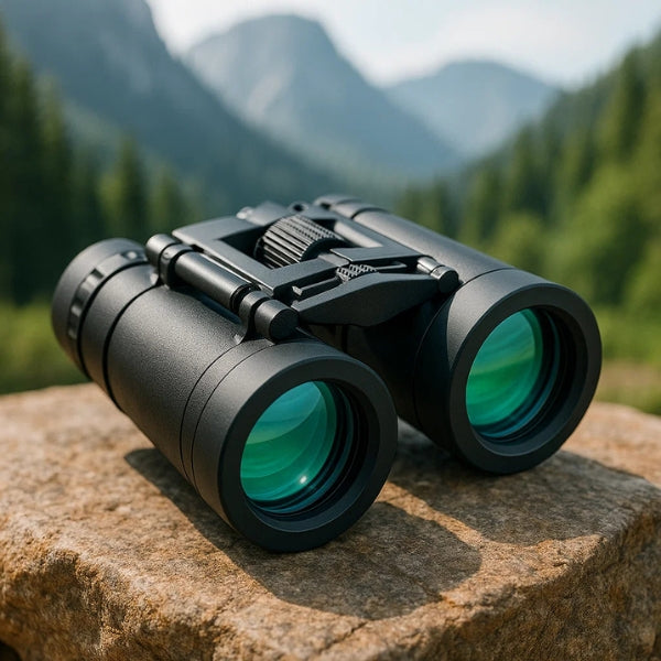 Compact Binoculars – Lightweight Pocket Binoculars with Wide Field of View for Birdwatching, Travel and Outdoor Adventures