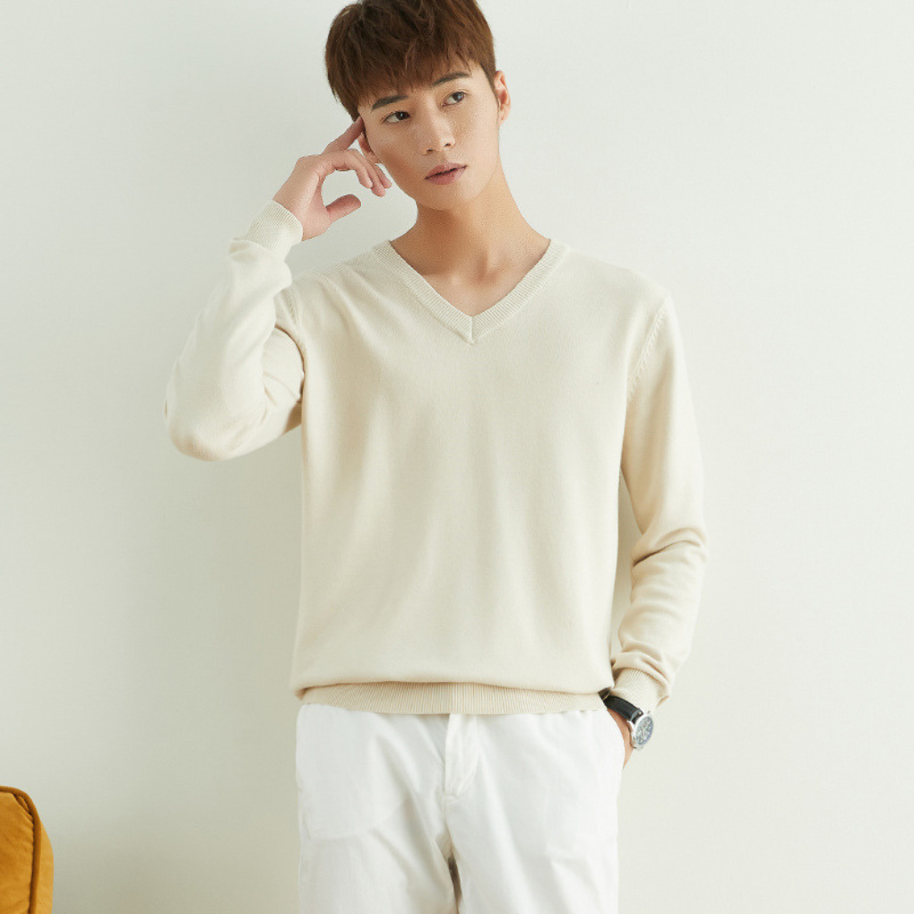 Ronald | Men's Classic V-Neck Jumper