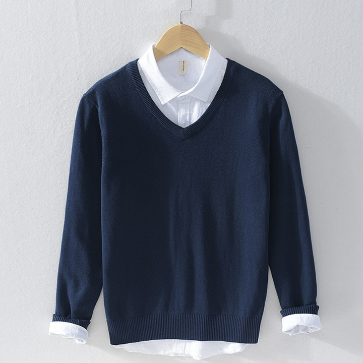 Ronald | Men's Classic V-Neck Jumper